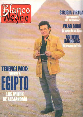 Blanco y Negro numero 4047, enero 1997: Terenci Moix vuelve a Egipto. Los