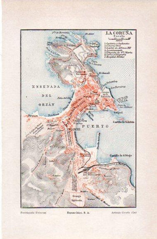 LAMINA V31149: Plano de La Coruña