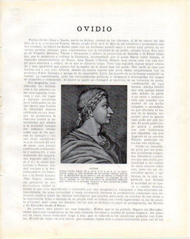 LAMINA V34274: Ovidio 