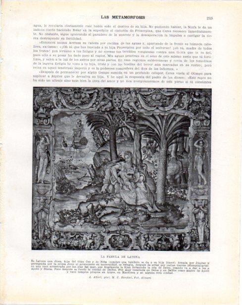 LAMINA V34293: La fabula de Latona por A. Allori