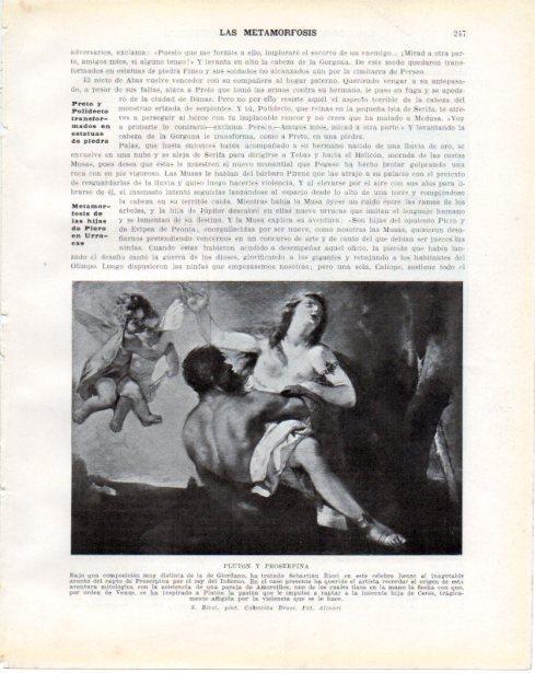 LAMINA V34291: Pluton y Proserpina por S. Ricci