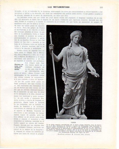 LAMINA V34290: Ceres escultura, Museo Vaticano