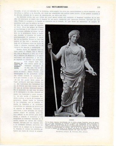 LAMINA V34290: Ceres escultura, Museo Vaticano