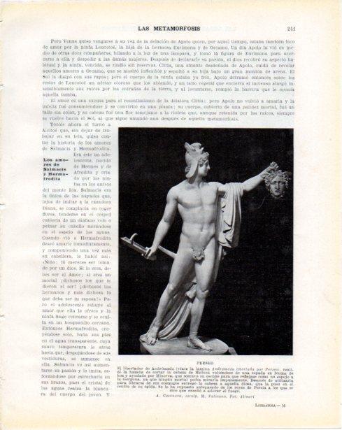 LAMINA V34287: Perseo escultura por A. Casanova