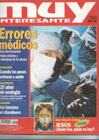 Revista Muy Interesante num 179, abril 1996 - Errores médicos mas frecuentes y como evitarlos