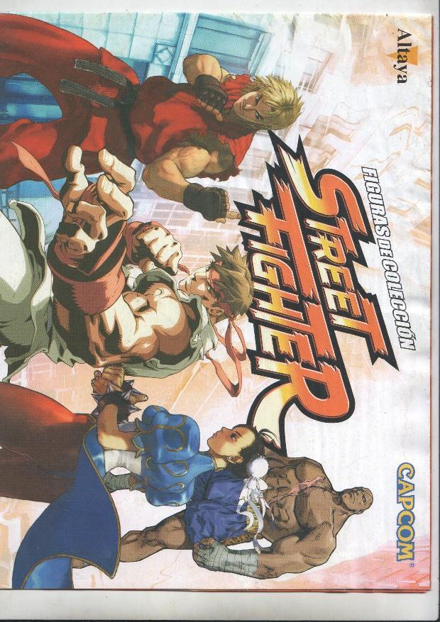 Poster de Street Fighter, incluido en la colección Figuras de Colección de Street Fighter (Altaya)