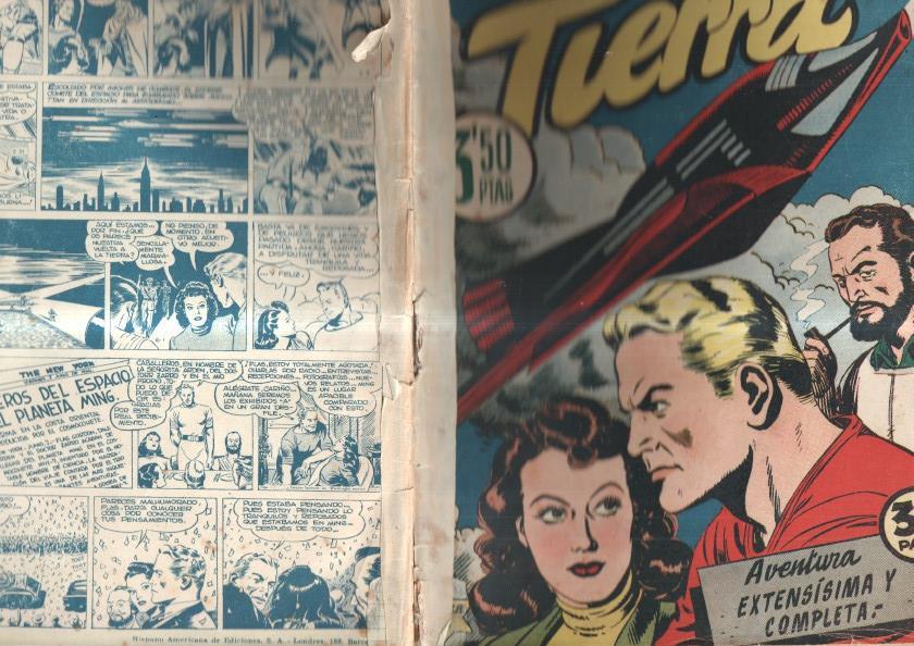 Flash Gordon: vuelve a la tierra (cello papel lado lomo segun imagen)
