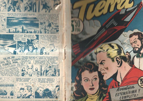 Flash Gordon: vuelve a la tierra (cello papel lado lomo segun imagen)