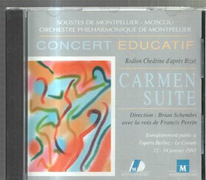 CD MUSICA:  CARMEN, SUITE: concert educatif 