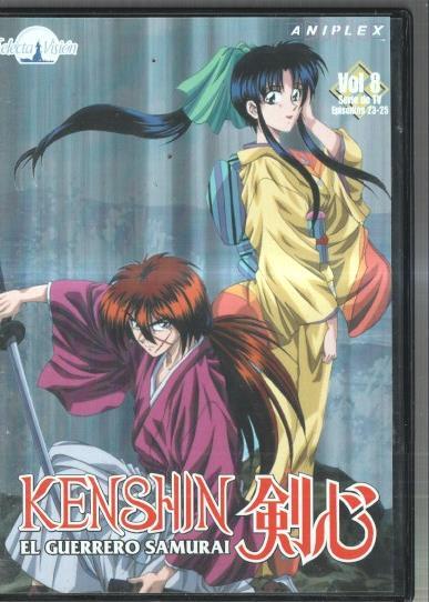 DVD MANGA: KENSHIN EL GUERRERO SAMURAI episodios 23 al 25
