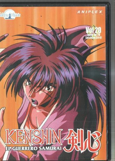 DVD MANGA: KENSHIN EL GUERRERO SAMURAI vol 20 episodios 59 al 61
