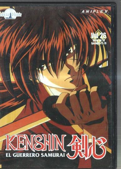 DVD MANGA: KENSHIN EL GUERRERO SAMURAI vol 26 episodios 77 al 79