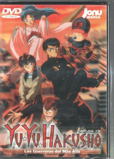 DVD MANGA: YU-YU-HAKUSHO: Los guerreros del mas alla, capitulos 1-5