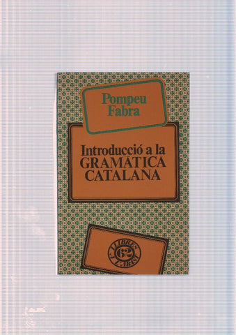 Introduccio a la gramatica catalana