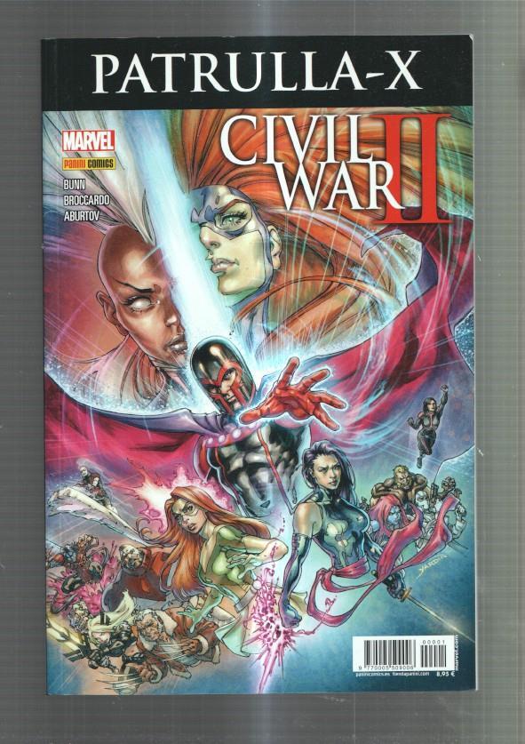 Panini: Civil War II: Crosover Patrulla X  