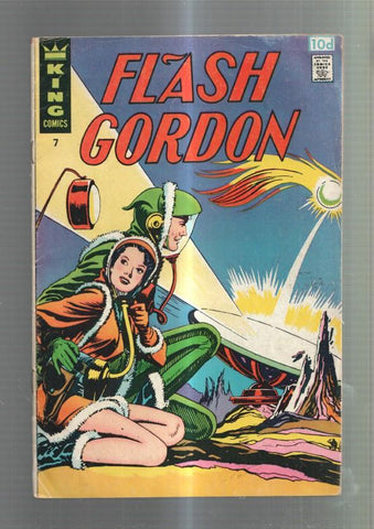 KING COMICS: FLASH GORDON numero 07: In the Human Forest (abierto cubierta lado inferior lomo)