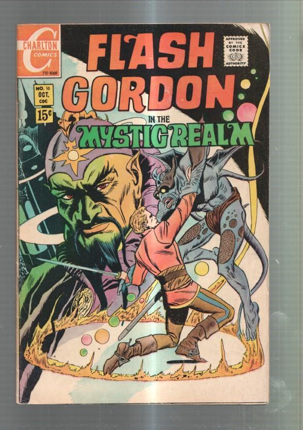 CHARLTON COMICS: FLASH GORDON numero 16: Mission into the Mystic Realms