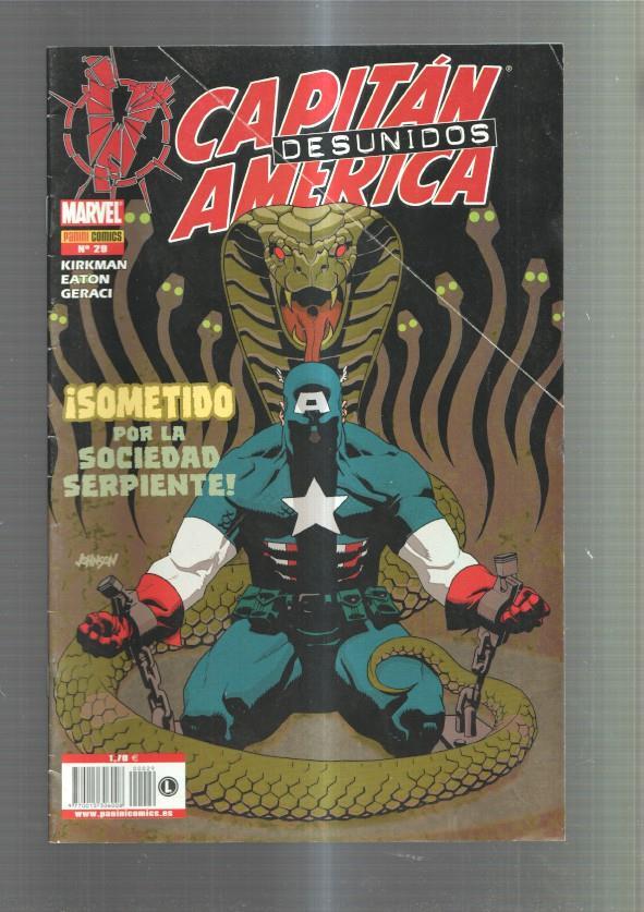 Panini: Capitan America año 1 numero 29: Superpatriota, parte 3 (numerado 1 a lapiz en trasera)