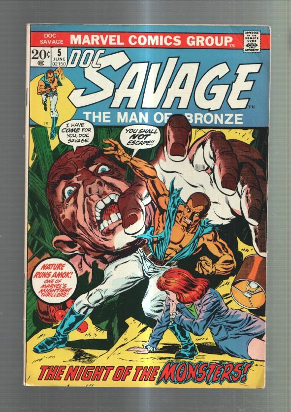 Marvel Comics Group: Doc Savage: The Man of bronze numero 05
