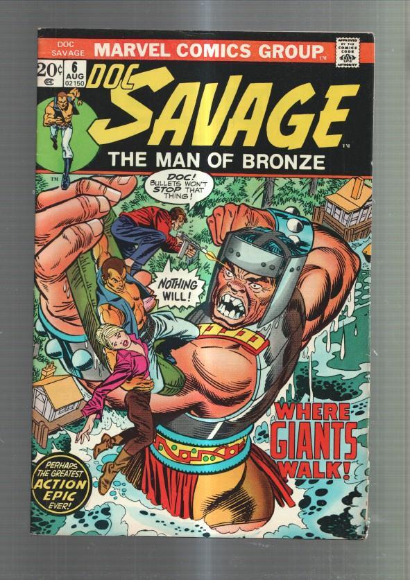 Marvel Comics Group: Doc Savage: The Man of bronze numero 06
