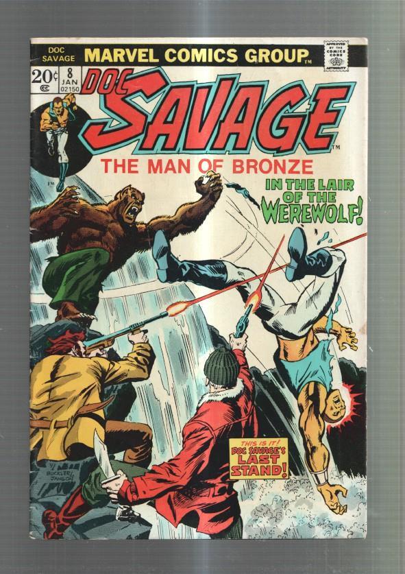 Marvel Comics Group: Doc Savage: The Man of bronze numero 08