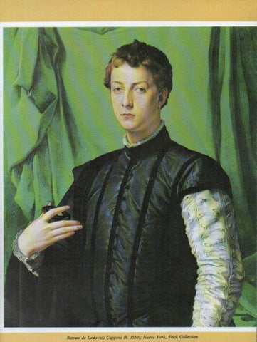LAMINA V35684: Retrato de Lodovico Capponi por Bronzino