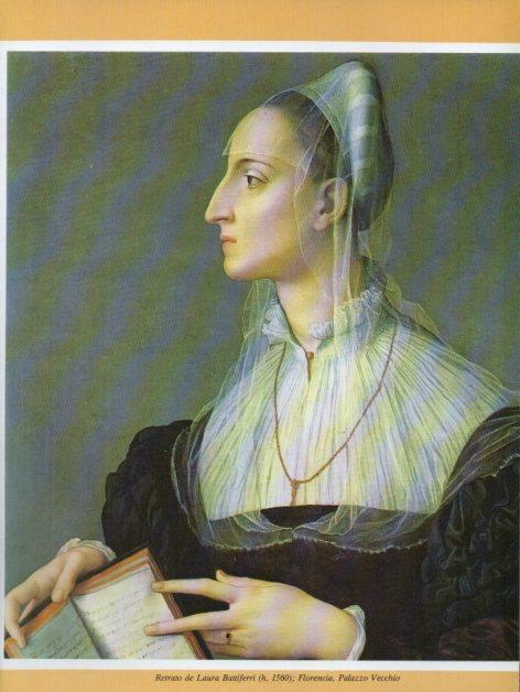 LAMINA V35685: Retrato de Laura Battiferri por Bronzino