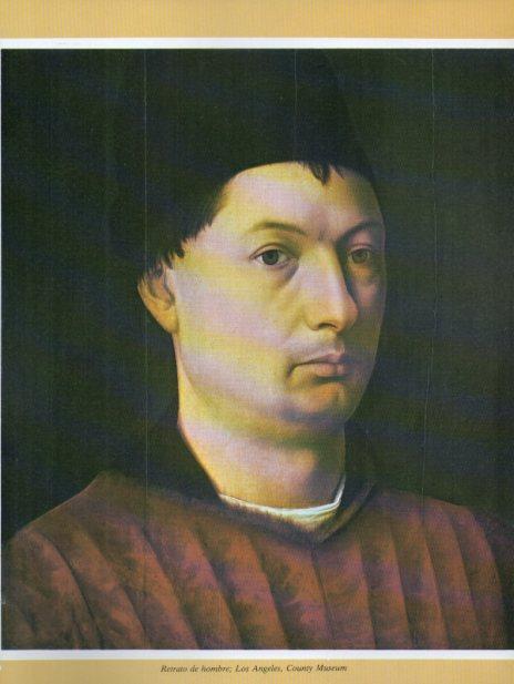 LAMINA V35692: Retrato de hombre por Petrus Chiristus
