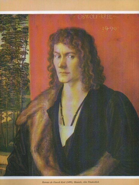 LAMINA V35698: Retrato de Oswolt Krel por A. Durero