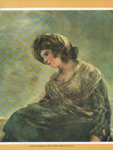 LAMINA V35704: Lechera de Burdeos por Goya