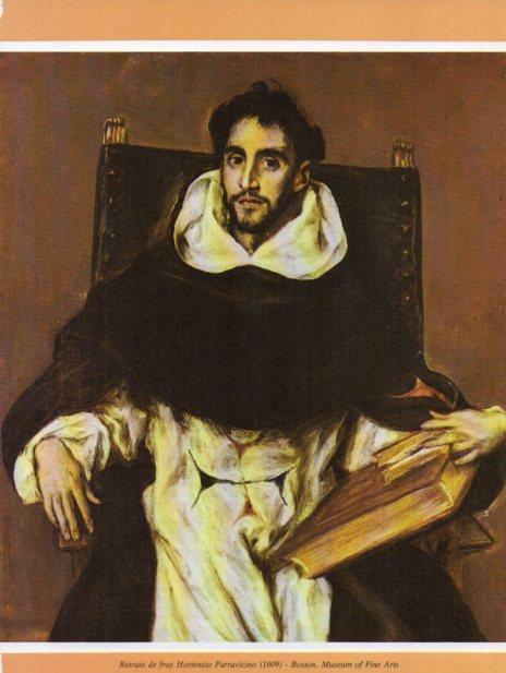 LAMINA V35706: Retrato de fray Hortensio Parravicino por El Greco
