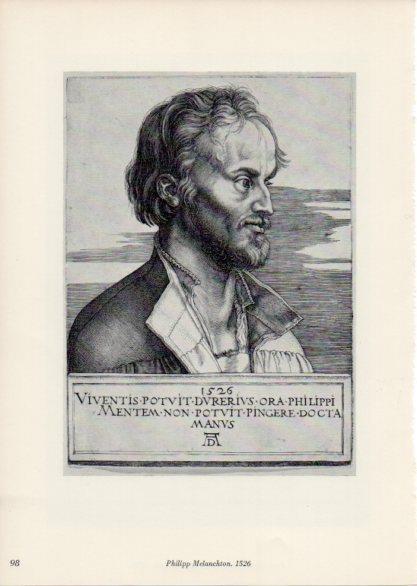 LAMINA V35680: Albrecht Durer. Philipp Melanchton