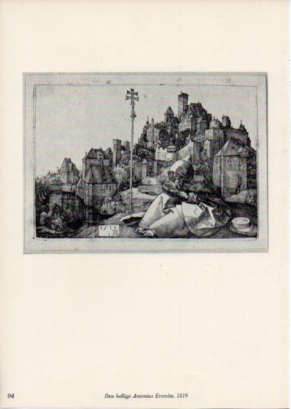 LAMINA V35678: Albrecht Durer. Den hellige Antonius Eremita
