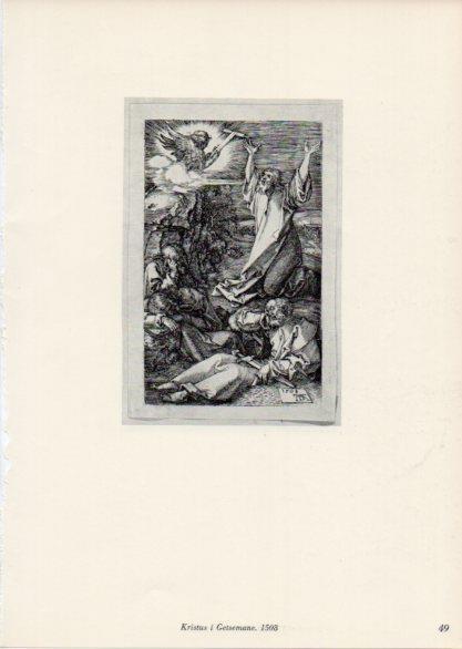 LAMINA V35656: Albrecht Durer. Kristus i Getsemane
