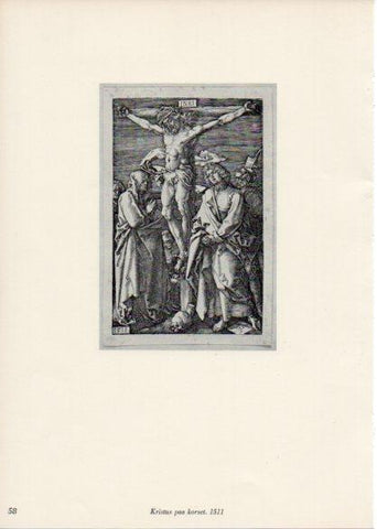 LAMINA V35660: Albrecht Durer. Kristus paa korset