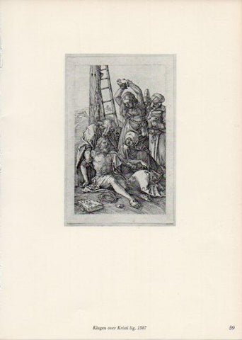 LAMINA V35661: Albrecht Durer. Klagen over Kristi lig