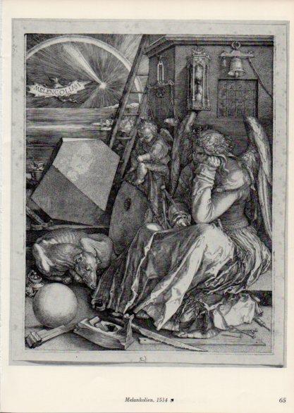 LAMINA V35664: Albrecht Durer. Melankolien