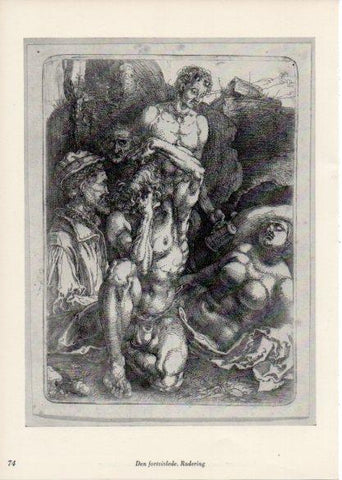 LAMINA V35668: Albrecht Durer. Den fortvivlede