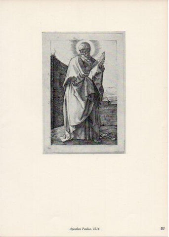 LAMINA V35673: Albrecht Durer. Apostlen Paulus