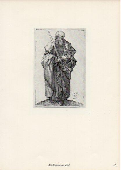 LAMINA V35674: Albrecht Durer. Apostlen Simon