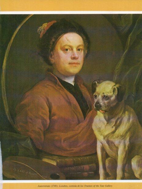 LAMINA V35708: Autorretrato por William Hogarth