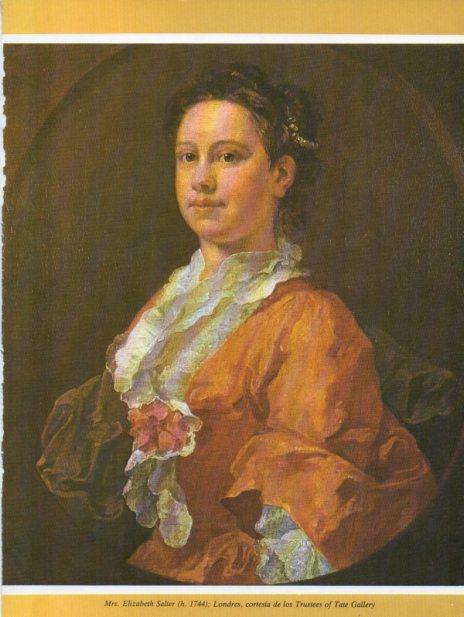 LAMINA V35709: Mrs Elizabeth Salter por Willian Hogarth