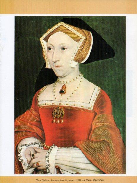 LAMINA V35710: La reina Jane Seymour por Holbein