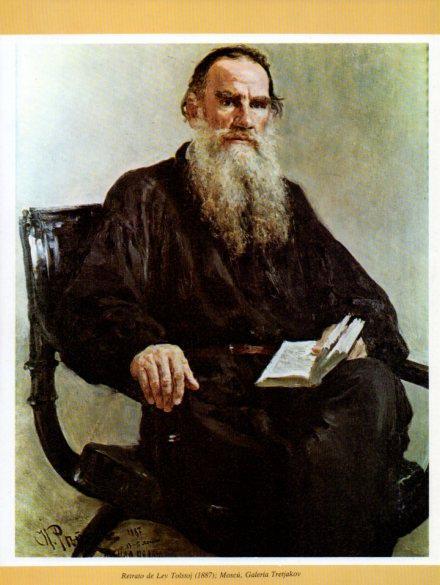 LAMINA V35745: Retrato de Lev Tolstoj por Efimovic Repin