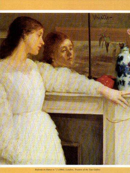 LAMINA V35762: Sinfonia en blanco nº 2 por James Whistler