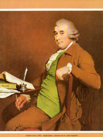 LAMINA V35766: Stephen Jones por Joseph Wright of Derby