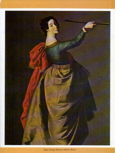 LAMINA V35768: Santa Ursula por Zurbaran
