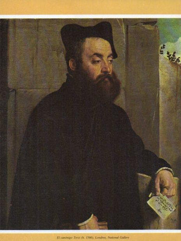 LAMINA V35722: El canonigo Terzi por G. Battista Moroni