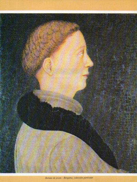 LAMINA V35730: Retrato de joven por Antonio Pisano