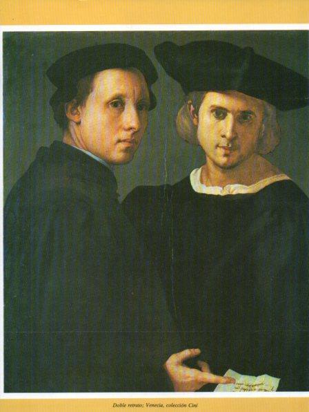 LAMINA V35735: Doble retrato por Pontormo